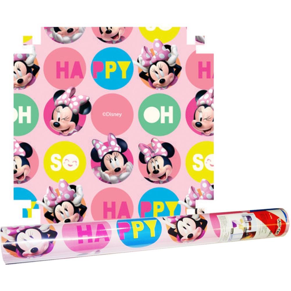 PLASTICO ADESIVO 45CMX10M MINNIE PVC V.M.P. ROLO