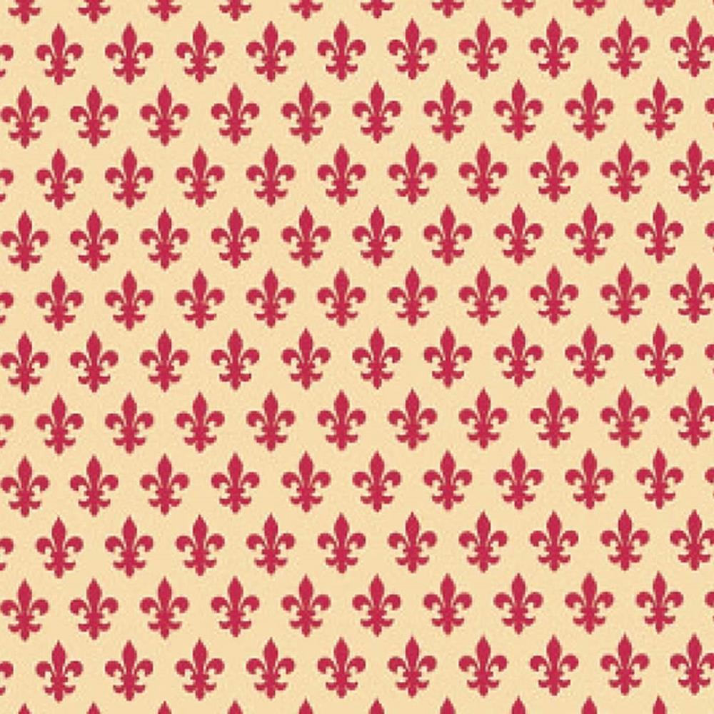 PLASTICO ADESIVO 45CMX15M LIS VERMELHO GEKKOFIX ROLO