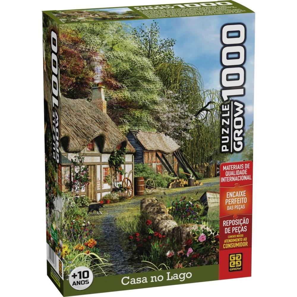 QUEBRA-CABECA CARTONADO CASA NO LAGO 1000 PCS GROW UNIDADE