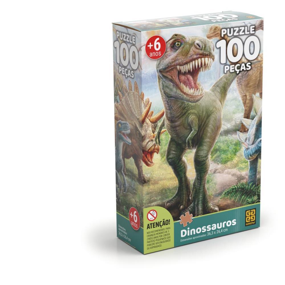 QUEBRA-CABECA CARTONADO DINOSSAURO 100 PCS GROW UNIDADE