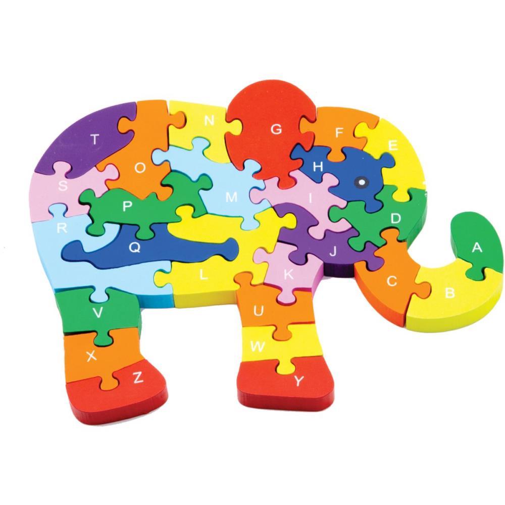 QUEBRA-CABECA MADEIRA ELEFANTE 26 PECAS TOY MIX UNIDADE