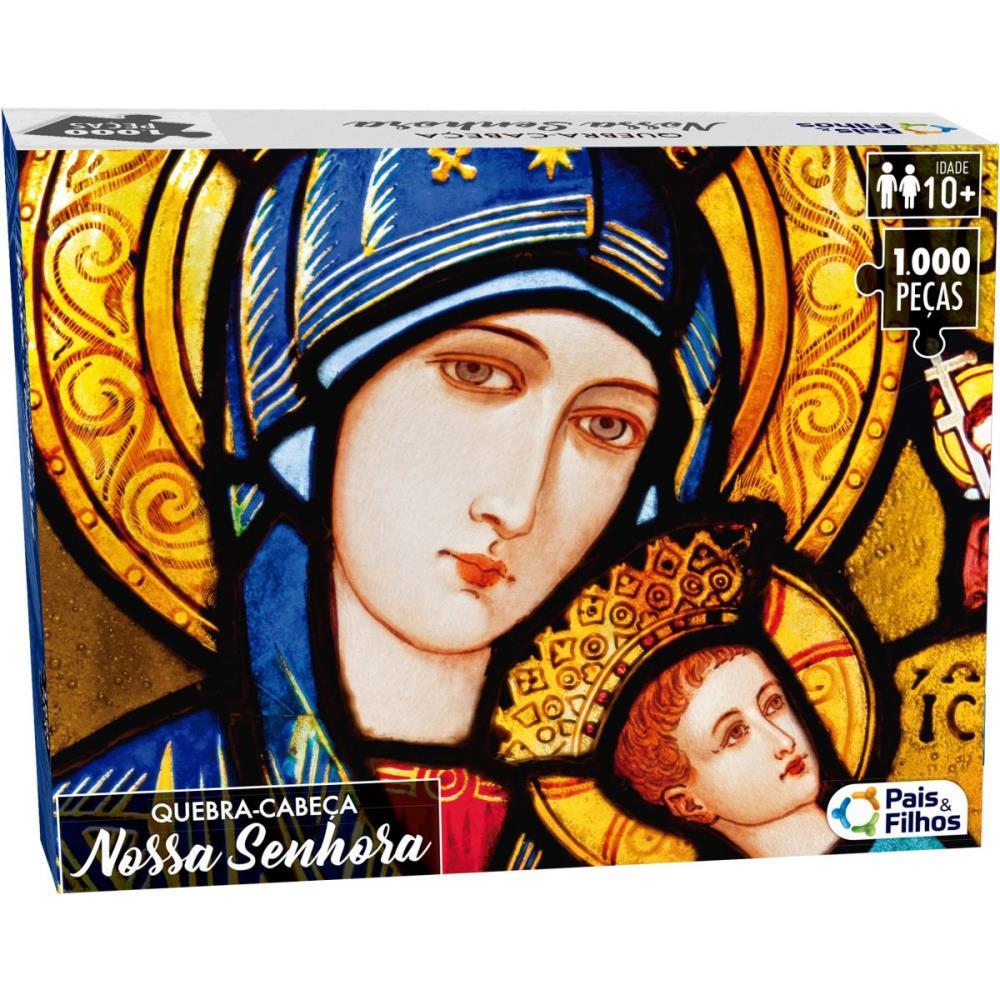 QUEBRA-CABECA CARTONADO NOSSA SENHORA PREMIUM 1000PCS PAIS E FILHOS UNIDADE