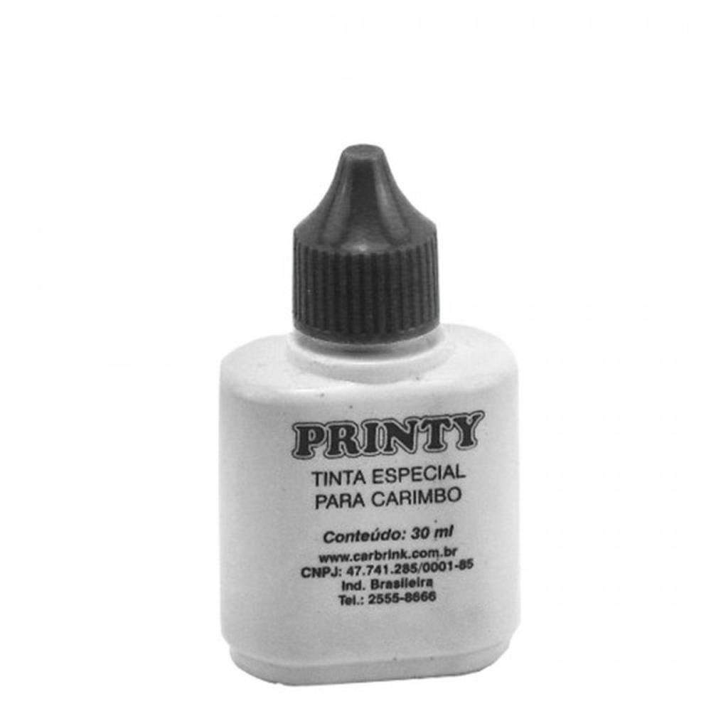 TINTA PARA CARIMBO 30 ML PRETO AUTOMATICO CARBRINK CX.C/12