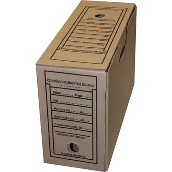 Arquivo Morto Papelão Reciclado 350Mm X 135Mm X 240Mm Fênix Cx 25 Un