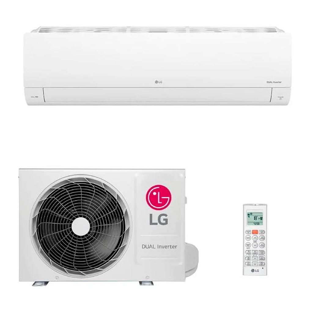 AR CONDICIONADO SPLIT INVERTER LG HI-WALL DUAL COMPACT 9000 BTUS FRIO 220V - S3NQ09AAQAL