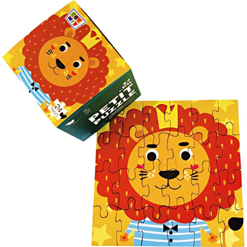 QUEBRA-CABECA CARTONADO PETIT LEAO 24 PECAS 14X14CM TOY MIX UNIDADE