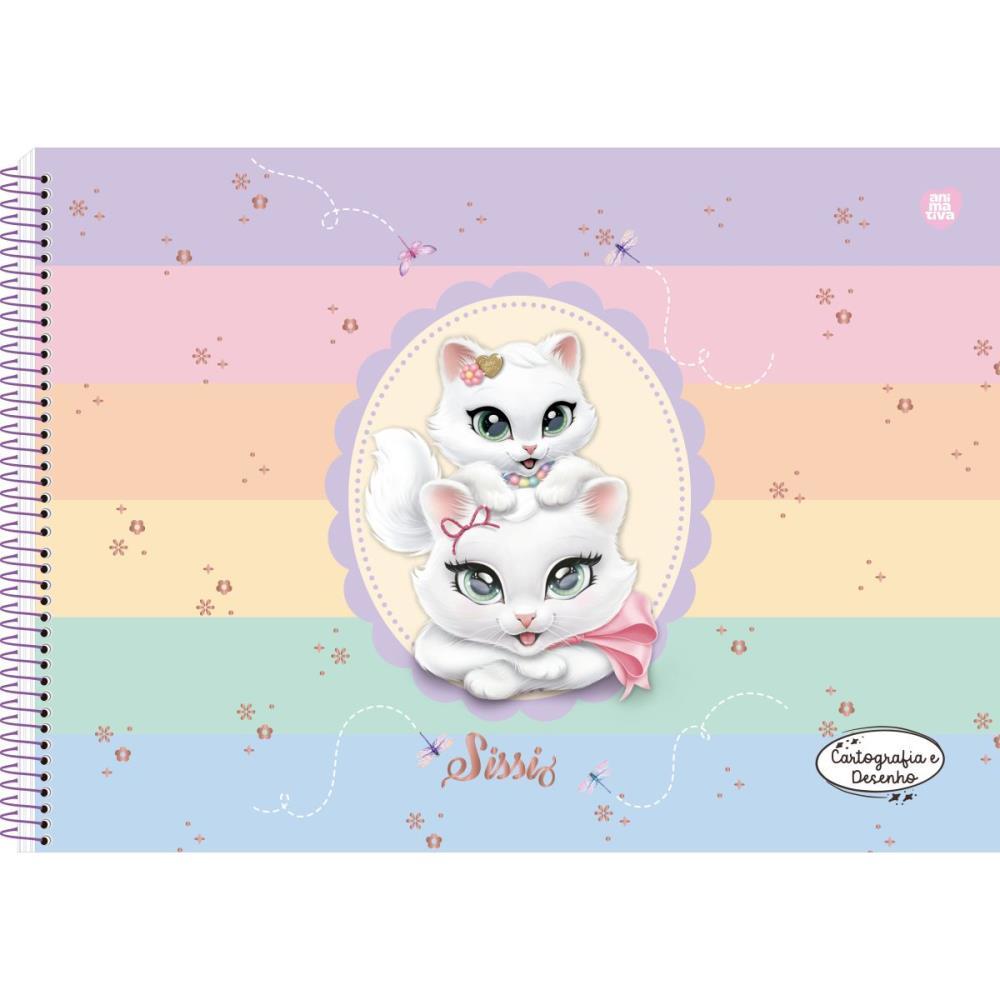 CADERNO DESENHO UNIV CAPA DURA SISSI 80F SD INOVACOES PCT.C/05