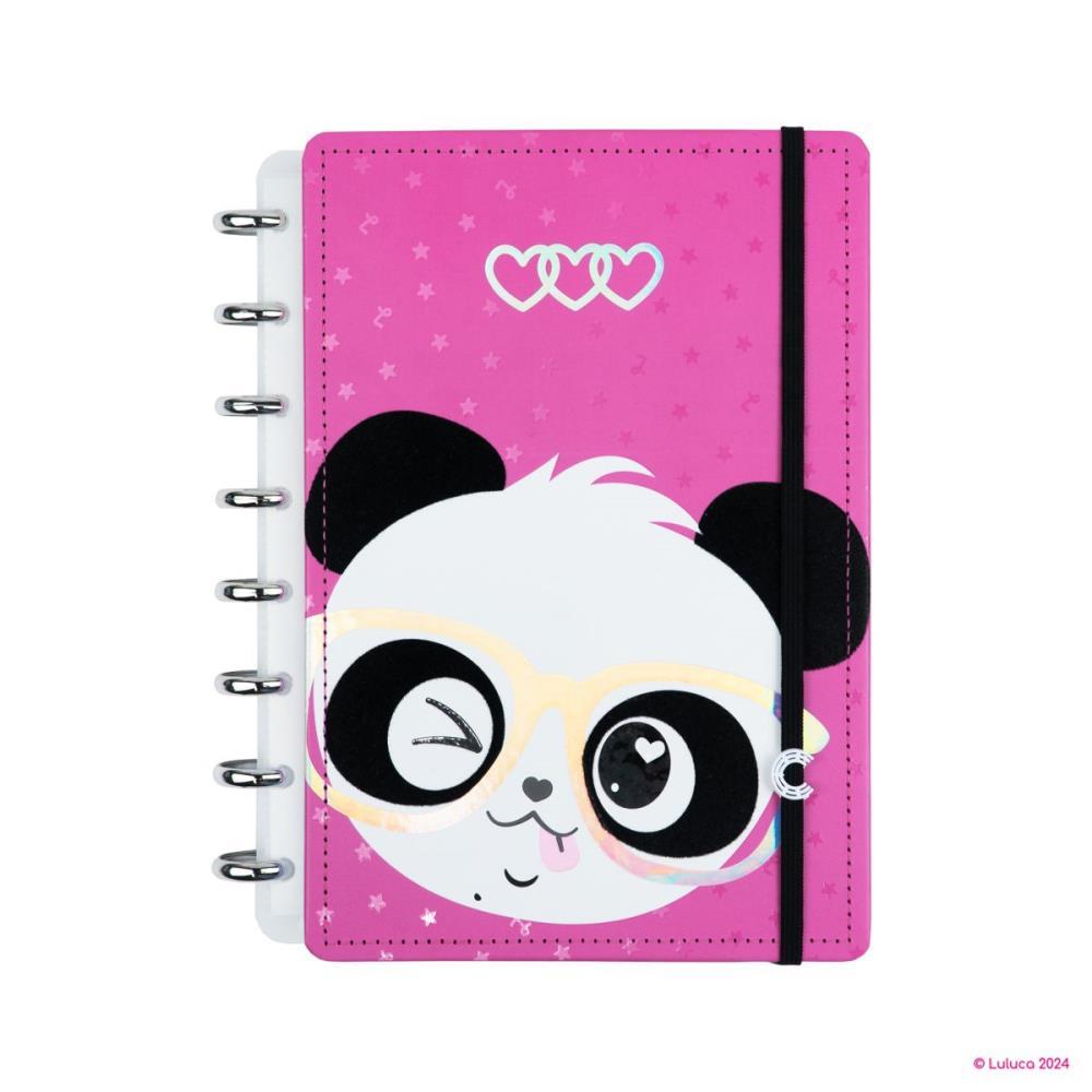 CADERNO INTELIGENTE A5 LULUCA PANDALU GLOW 80FLS CADERNO INTELIGENTE UNIDADE