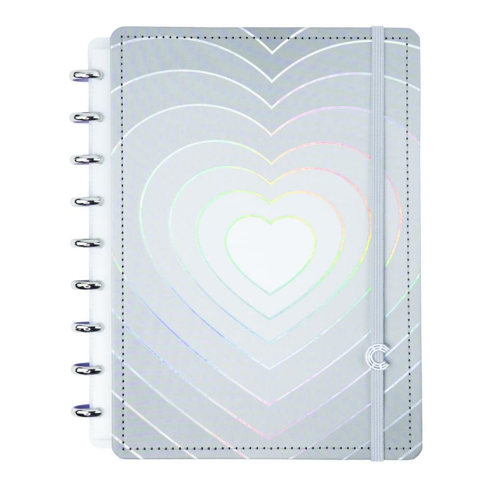 CADERNO INTELIGENTE MEDIO GREY LOVE 80FLS CADERNO INTELIGENTE UNIDADE