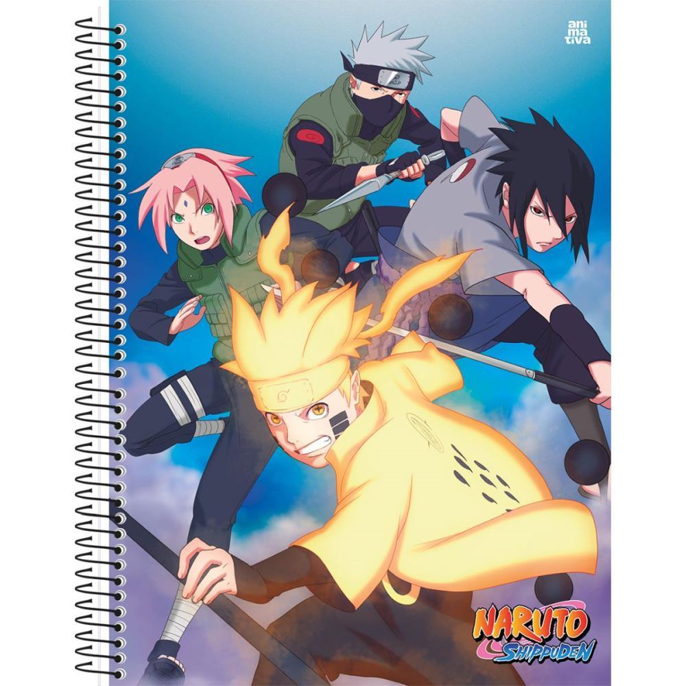 CADERNO 01X1 CAPA DURA NARUTO 80F SD INOVACOES UNIDADE