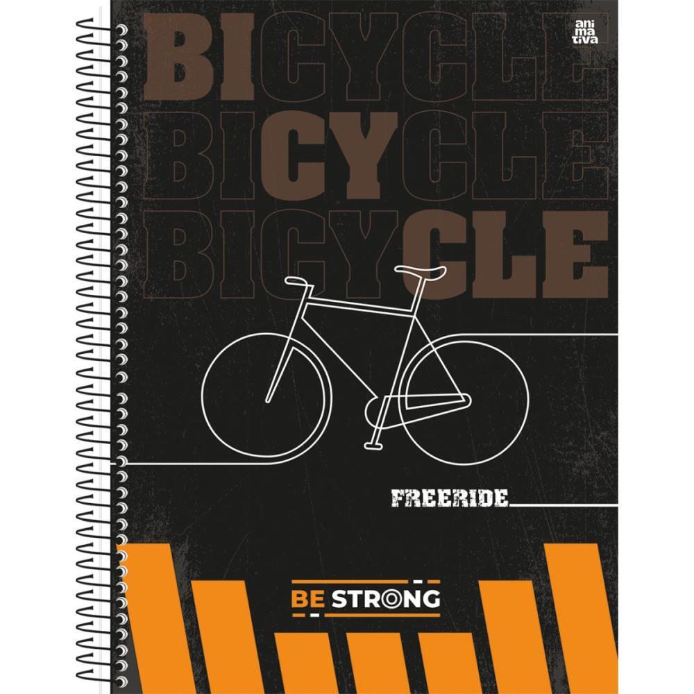 CADERNO 10X1 CAPA DURA BE STRONG 160F SD INOVACOES UNIDADE