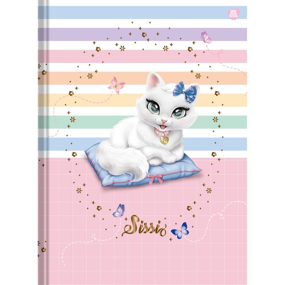 CADERNO BROCHURA 1/4 CAPA DURA SISSI 48F SD INOVACOES UNIDADE