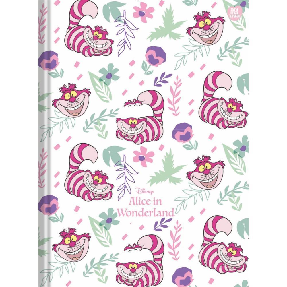 CADERNO BROCHURAO CAPA DURA ALICE IN WONDERLAND 80F SD INOVACOES UNIDADE
