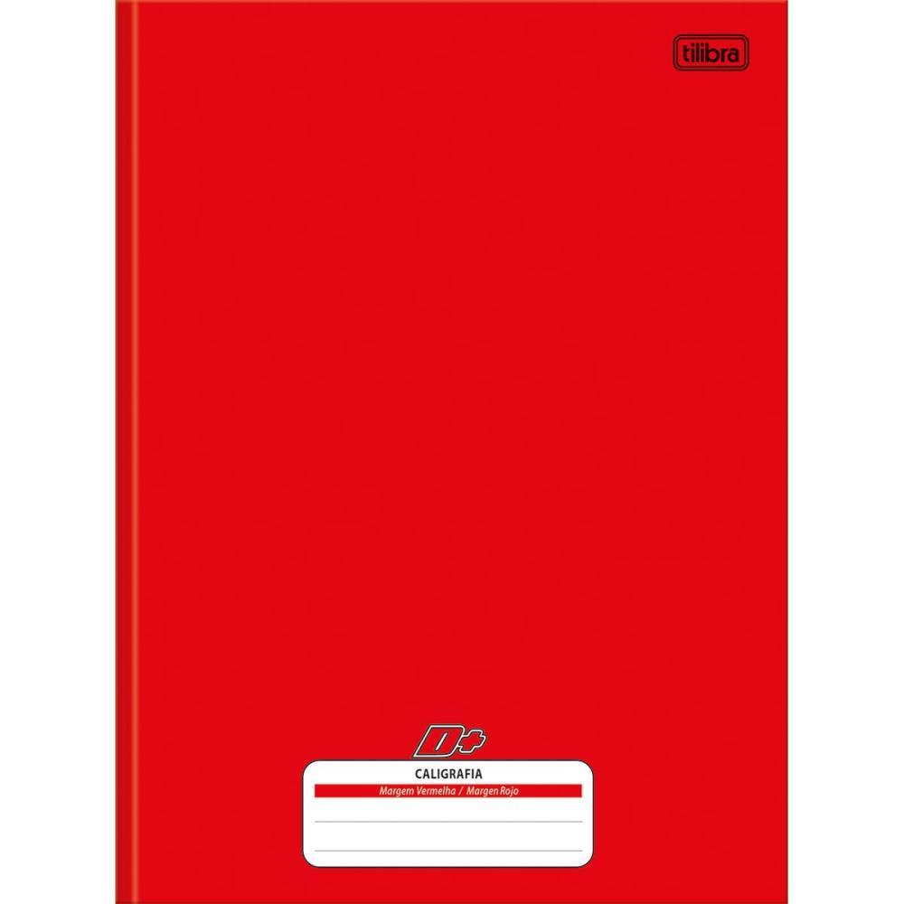 CADERNO CALIGRAFIA CAPA DURA D+ 96F UNIV. BROCH. VERMELHO TILIBRA UNIDADE