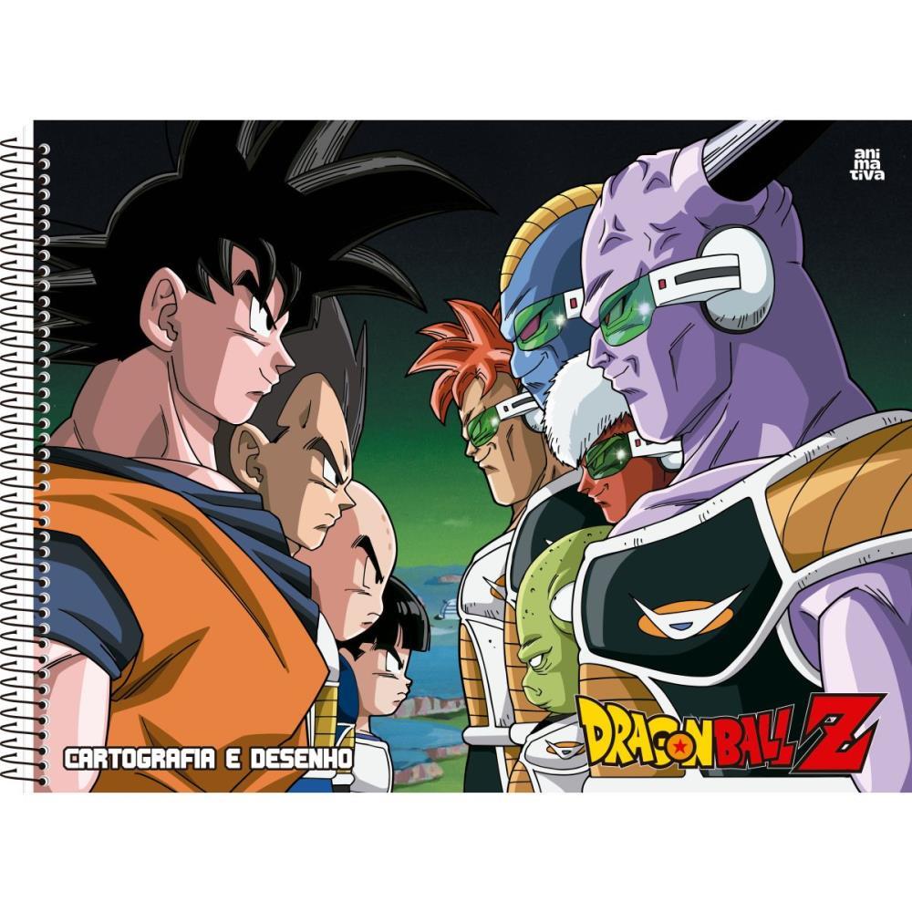 CADERNO DESENHO UNIV CAPA DURA DRAGON BALL Z 60F SD INOVACOES UNIDADE