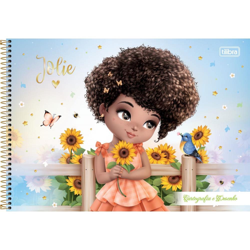 CADERNO DESENHO UNIV CAPA DURA JOLIE 80FLS. TILIBRA UNIDADE