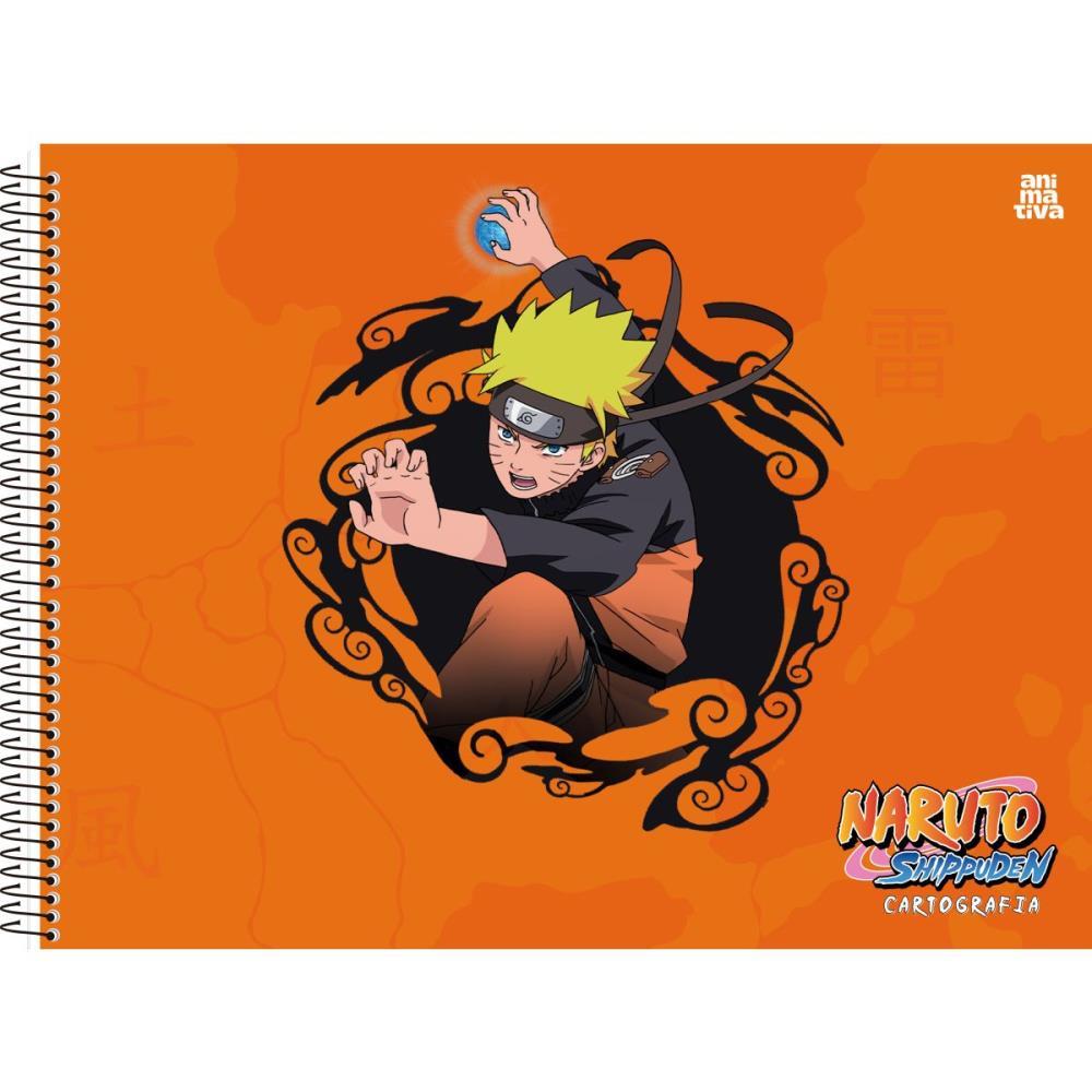 CADERNO DESENHO UNIV CAPA DURA NARUTO 60F SD INOVACOES UNIDADE