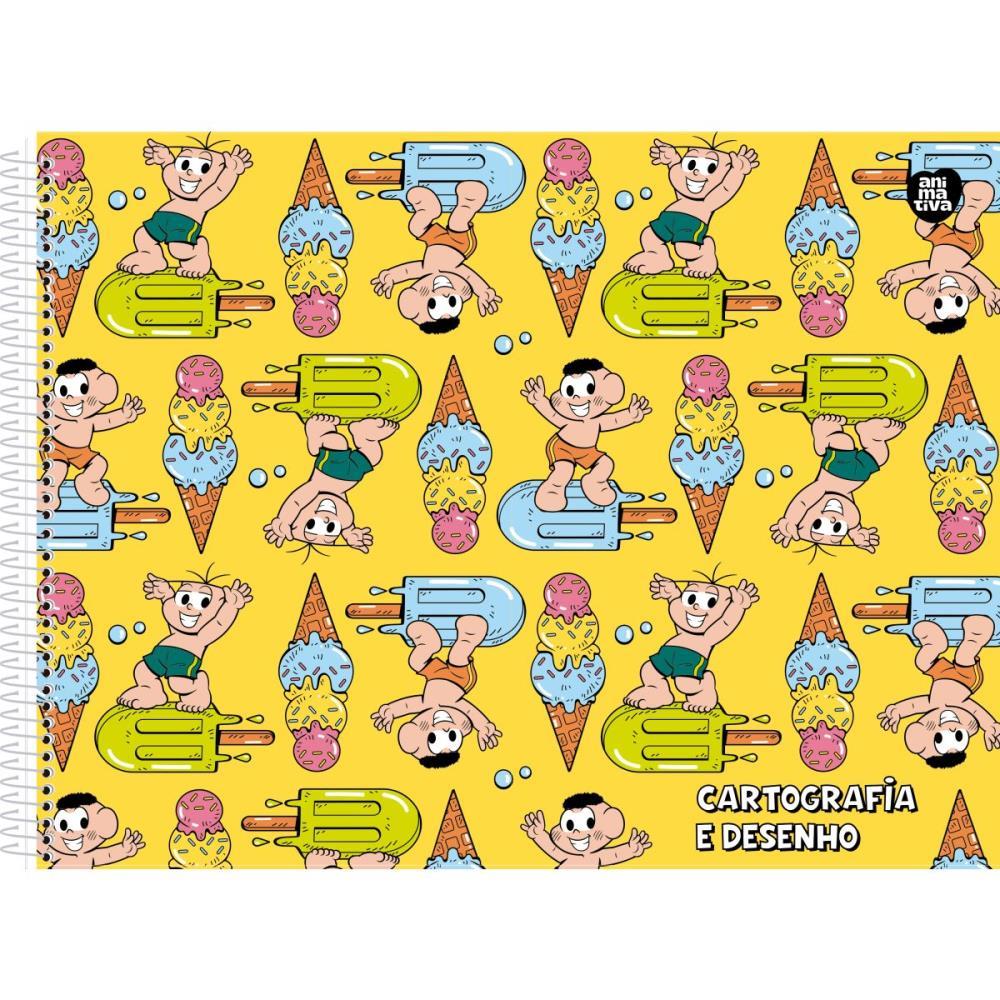 CADERNO DESENHO UNIV CAPA DURA TURMA DA MONICA 60F SD INOVACOES UNIDADE