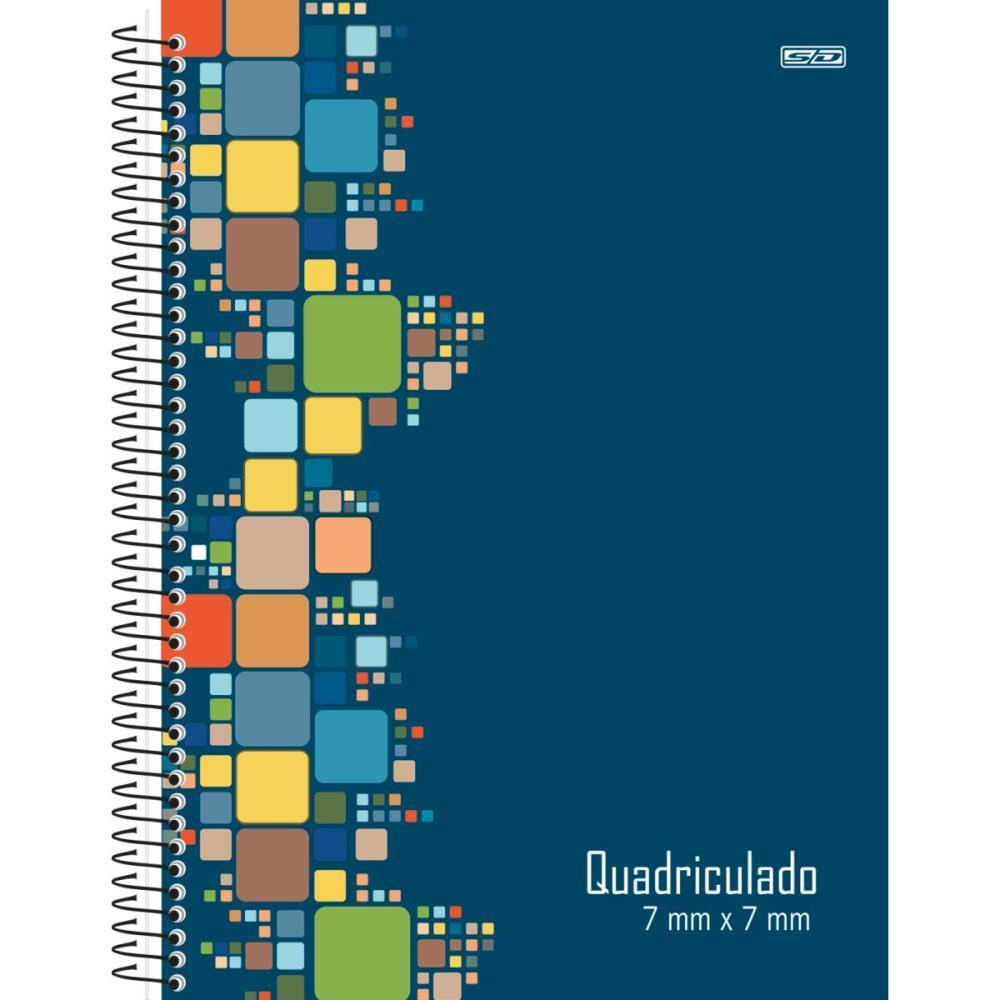 CADERNO QUADRICULADO UNIVERS. 07MMX07MM ESPIRAL CD.80F SD INOVACOES UNIDADE