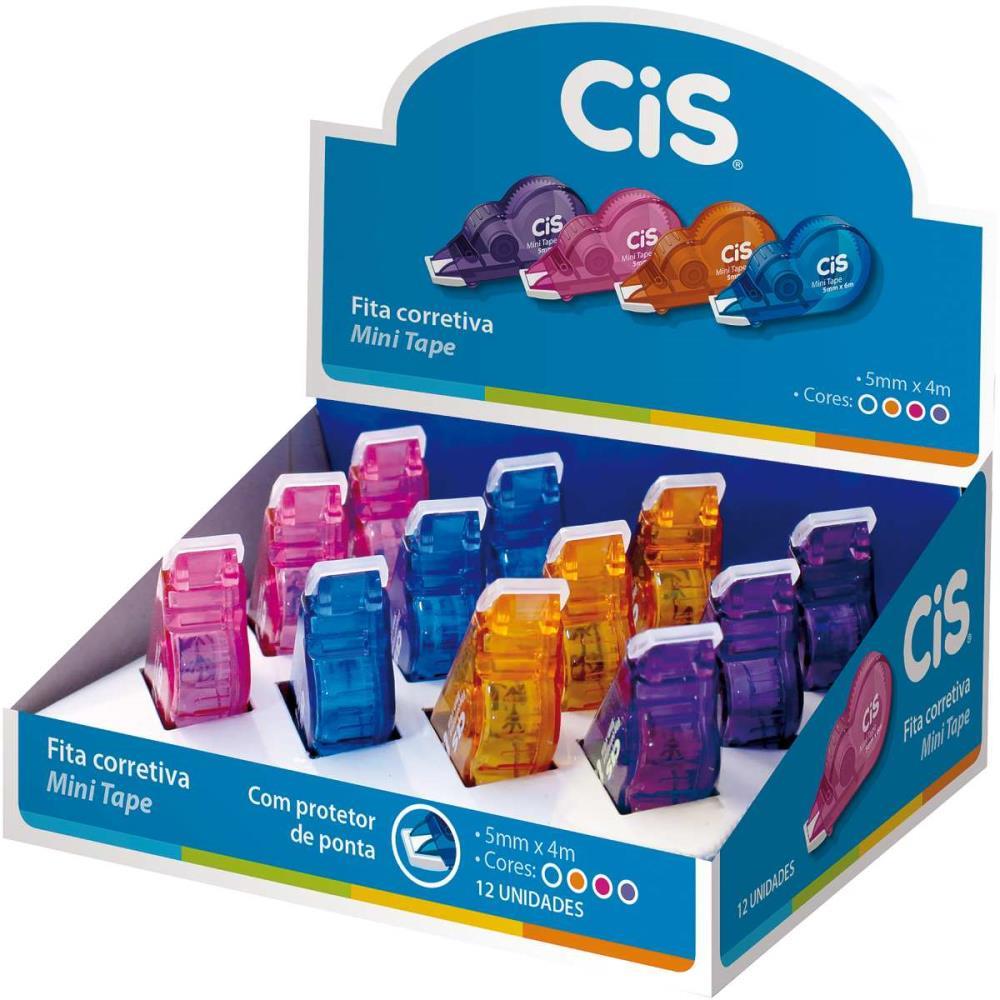 CORRETIVO EM FITA CIS MINI TAPE 4M SERTIC UNIDADE