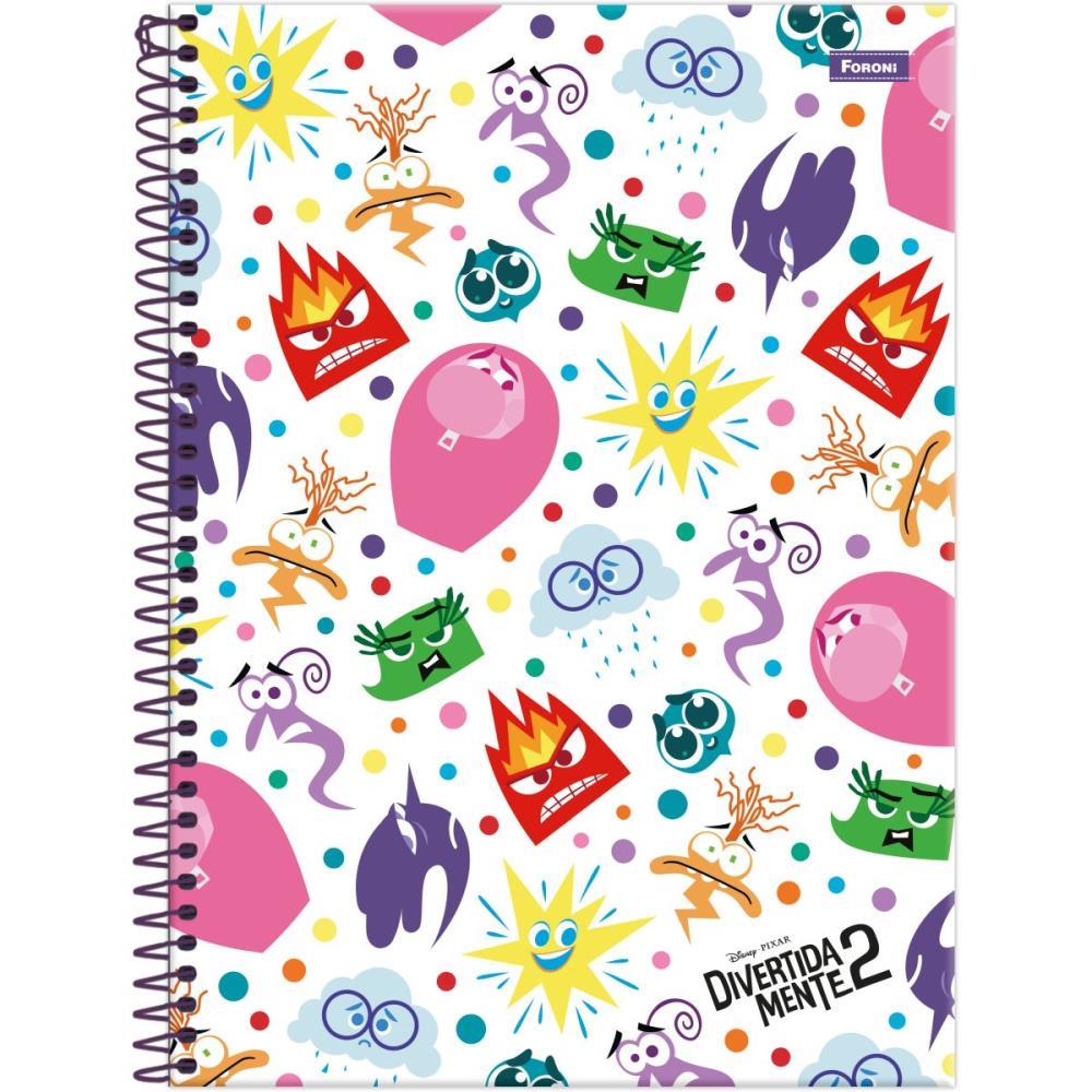 CADERNO 15X1 CAPA DURA DIVERTIDAMENTE 240F FORONI UNIDADE