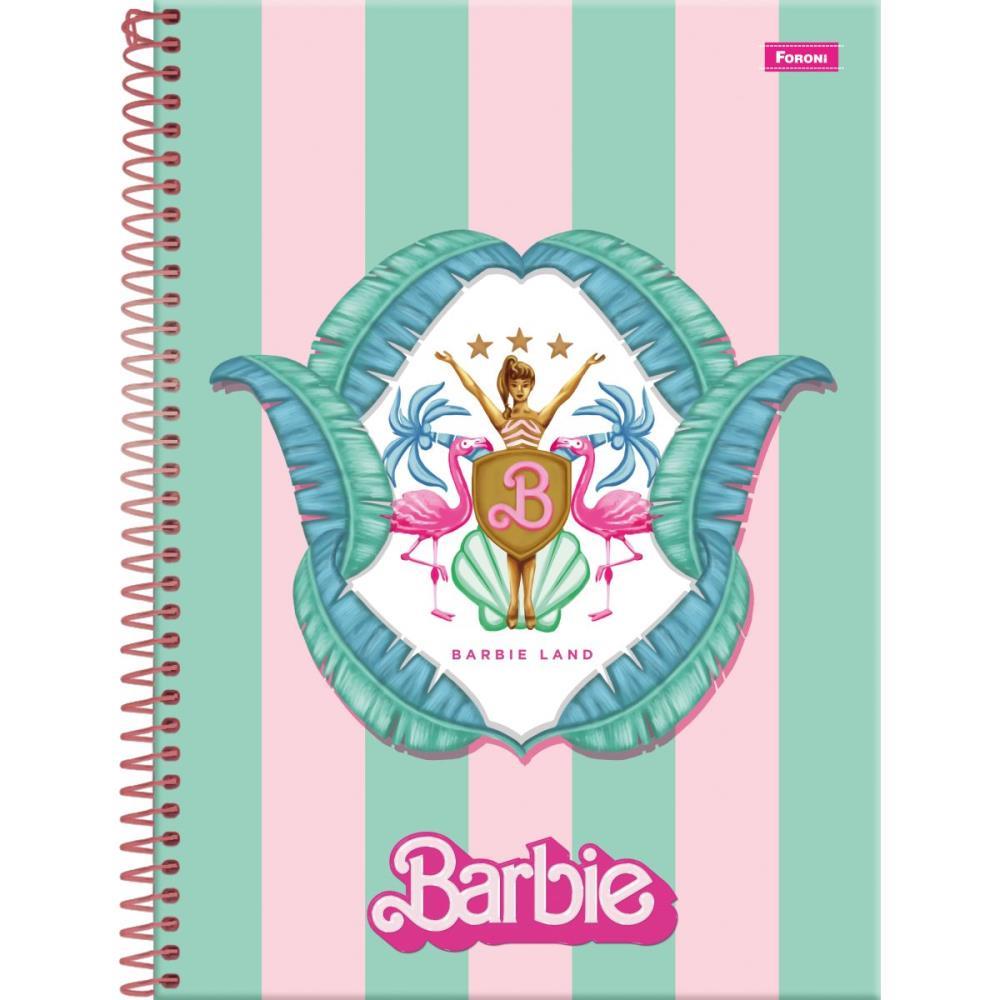 CADERNO 01X1 CAPA DURA BARBIE THE MOVIE  80F FORONI UNIDADE