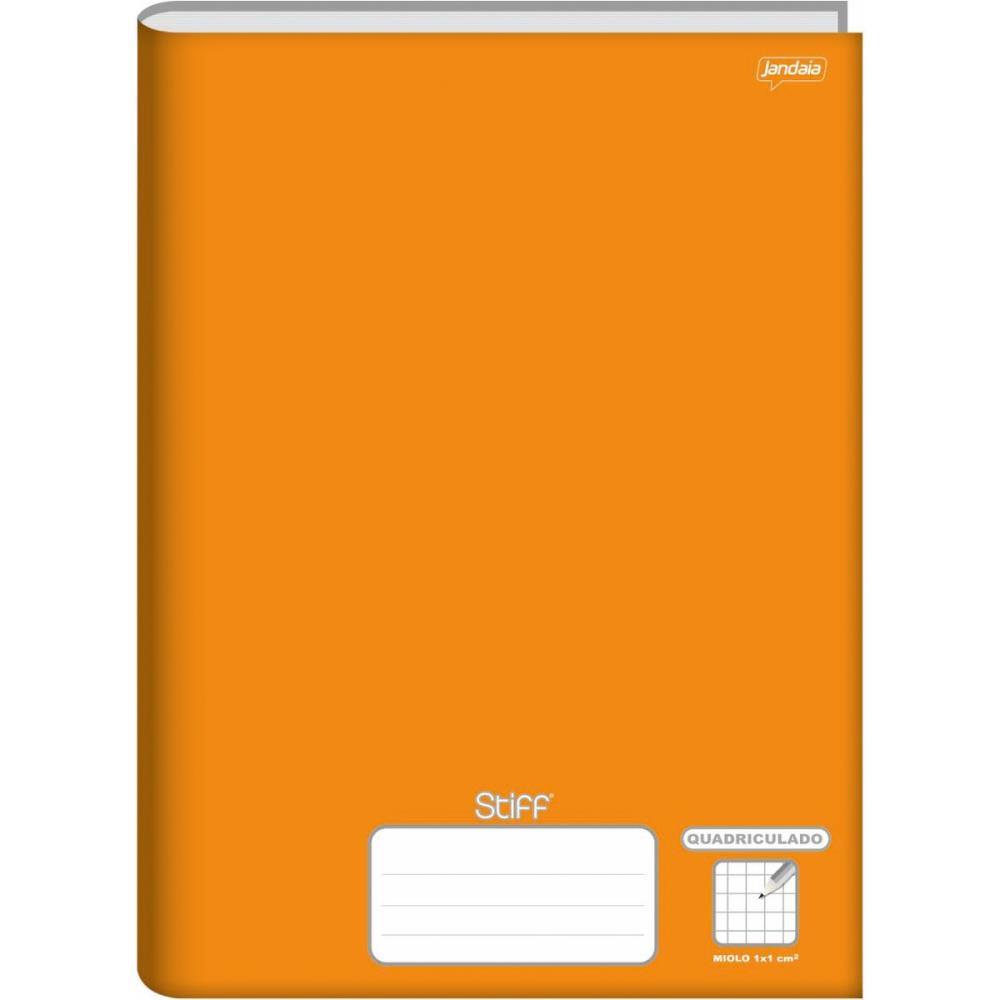 CADERNO QUADRICULADO UNIVERS. 1X1CM 96F BROCHURAO LARANJA CD JANDAIA UNIDADE