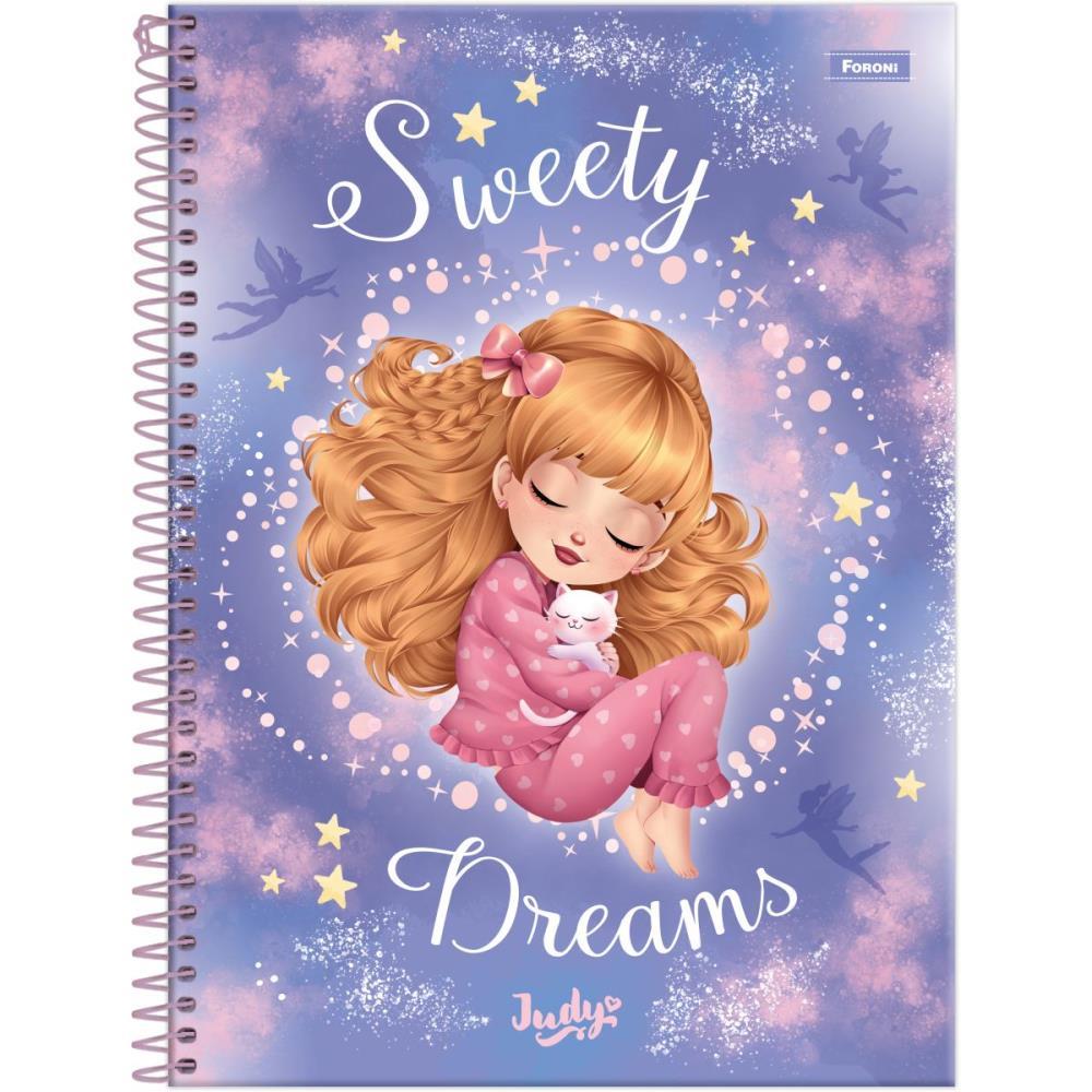 CADERNO 01X1 CAPA DURA JUDY 80F FORONI UNIDADE