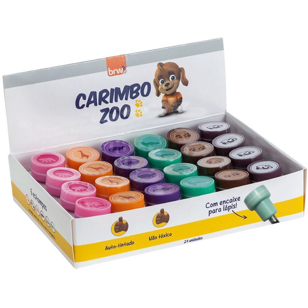 CARIMBO PEDAGOGICO ZOO 6 MODELOS SORTIDOS BRW UNIDADE