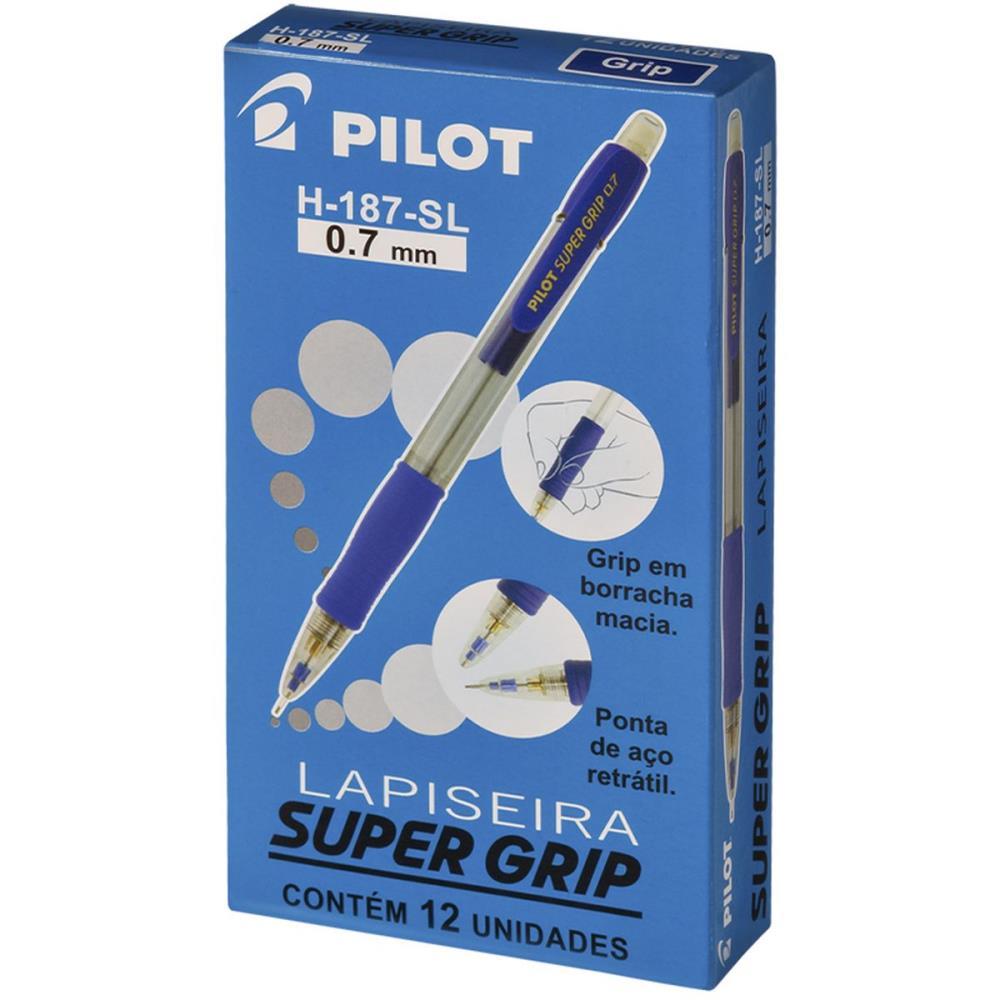 LAPISEIRA 0.7MM SUPERGRIP H-187 AZUL PILOT UNIDADE