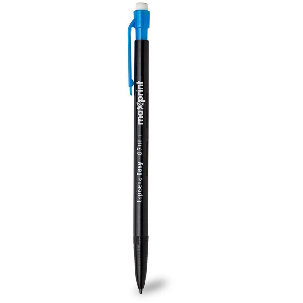 LAPISEIRA 0.7MM EASY PLASTICA AZUL MAXPRINT UNIDADE