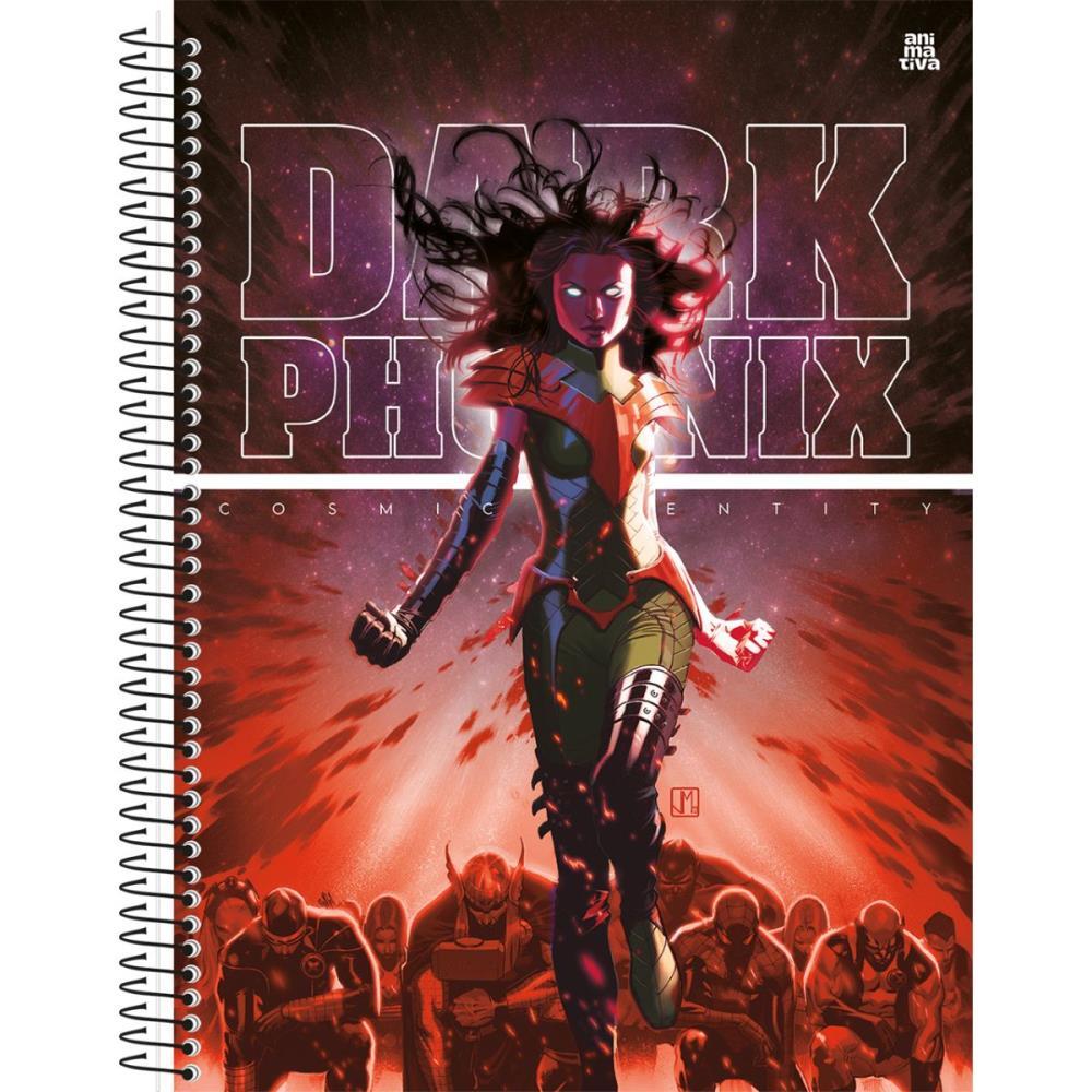 CADERNO 10X1 CAPA DURA X-MEN 160F SD/ANIMATIVA UNIDADE
