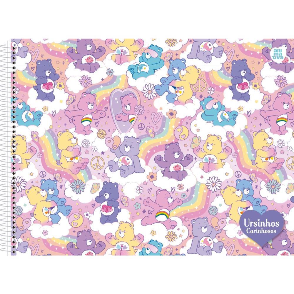 CADERNO DESENHO UNIV CAPA DURA URSINHOS CARINHOS 60F SD/ANIMATIVA UNIDADE