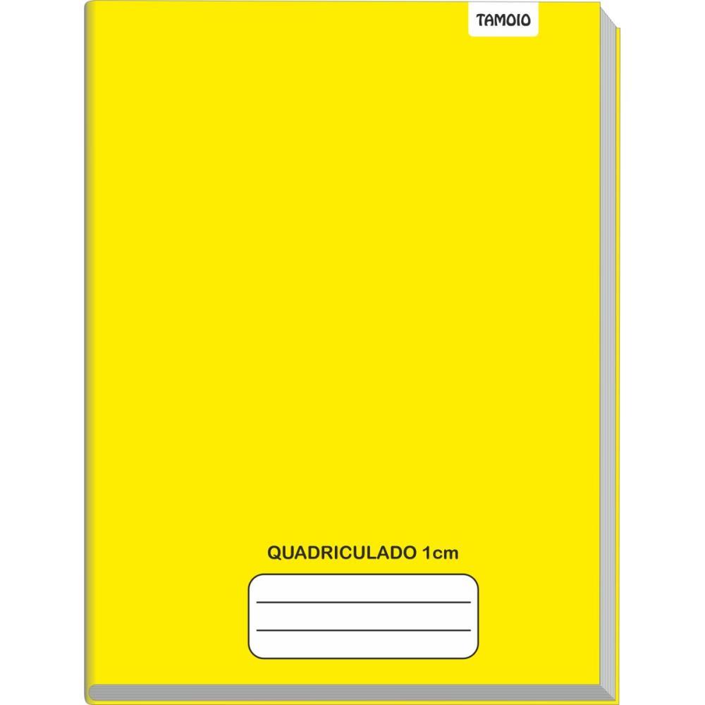 CADERNO QUADRICULADO UNIVERS. 1X1CM 48F BROCHURAO C.D AMAREL TAMOIO UNIDADE
