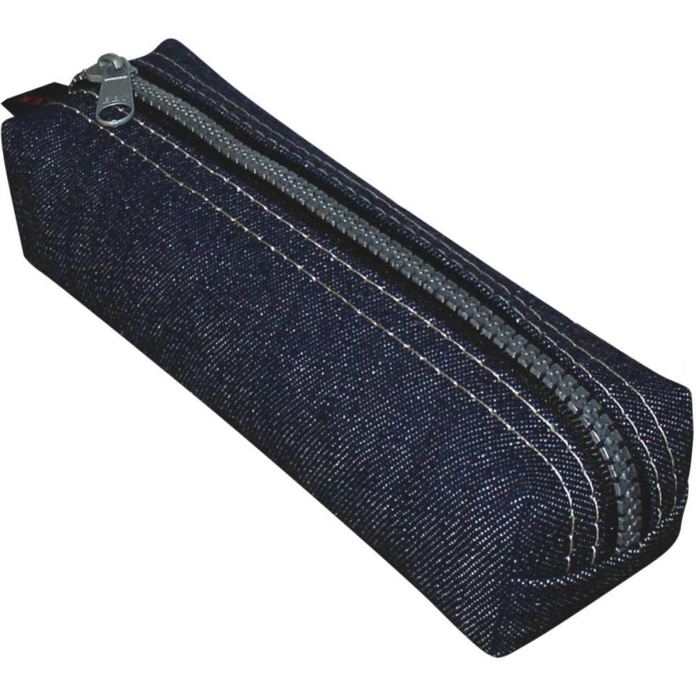 ESTOJO SIMPLES JEANS INDIGO MEDIO ZIP.TRATOR REFLEX UNIDADE