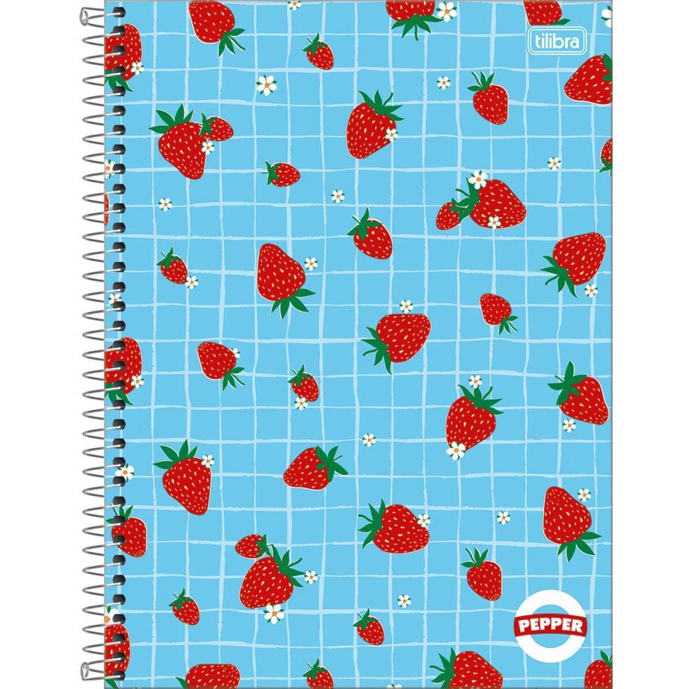 CADERNO 10X1 CAPA DURA PEPPER FEMININO 160FLS. TILIBRA UNIDADE