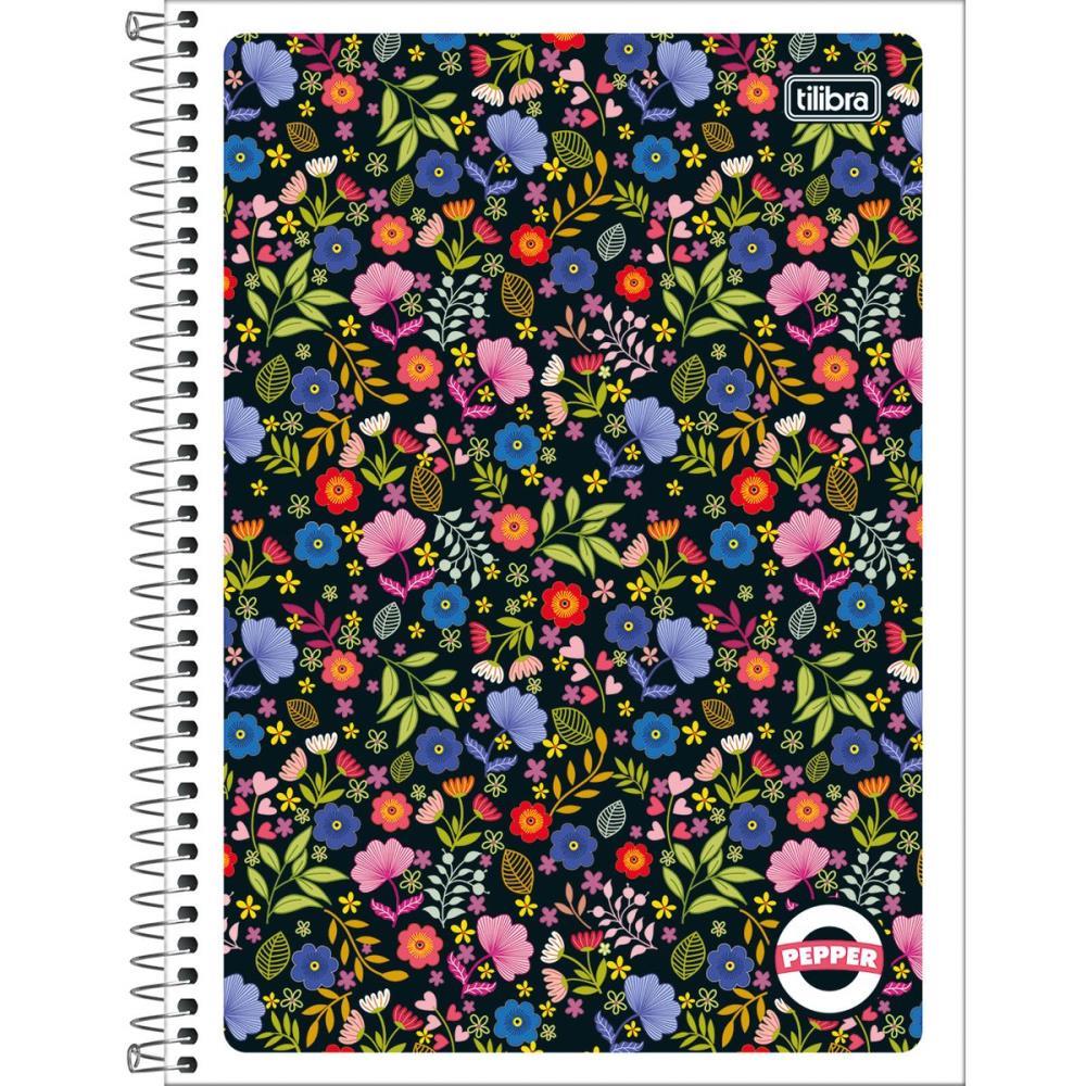 CADERNO 01X1 FLEXIVEL PEPPER FEMININO 80 FOLHAS TILIBRA UNIDADE