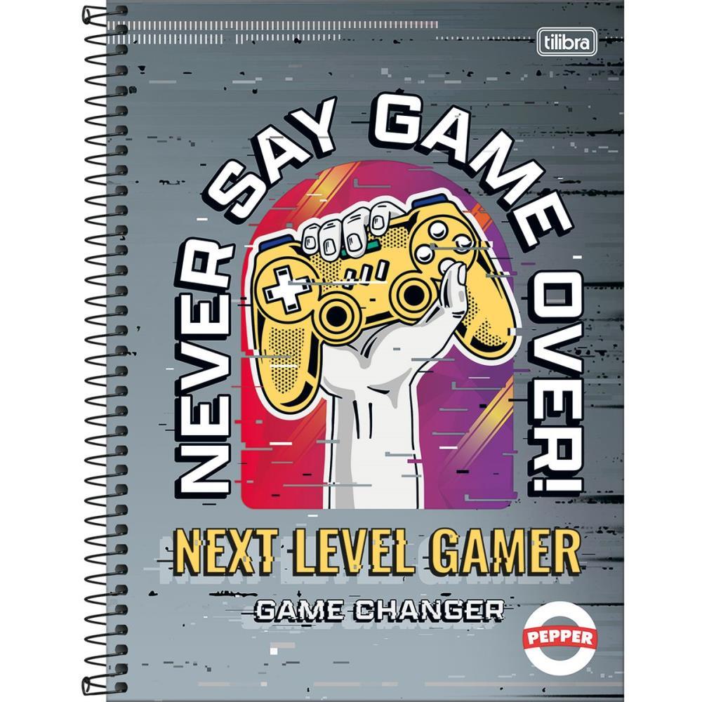 CADERNO 20X1 CAPA DURA PEPPER MASCULINO 320FLS. TILIBRA UNIDADE