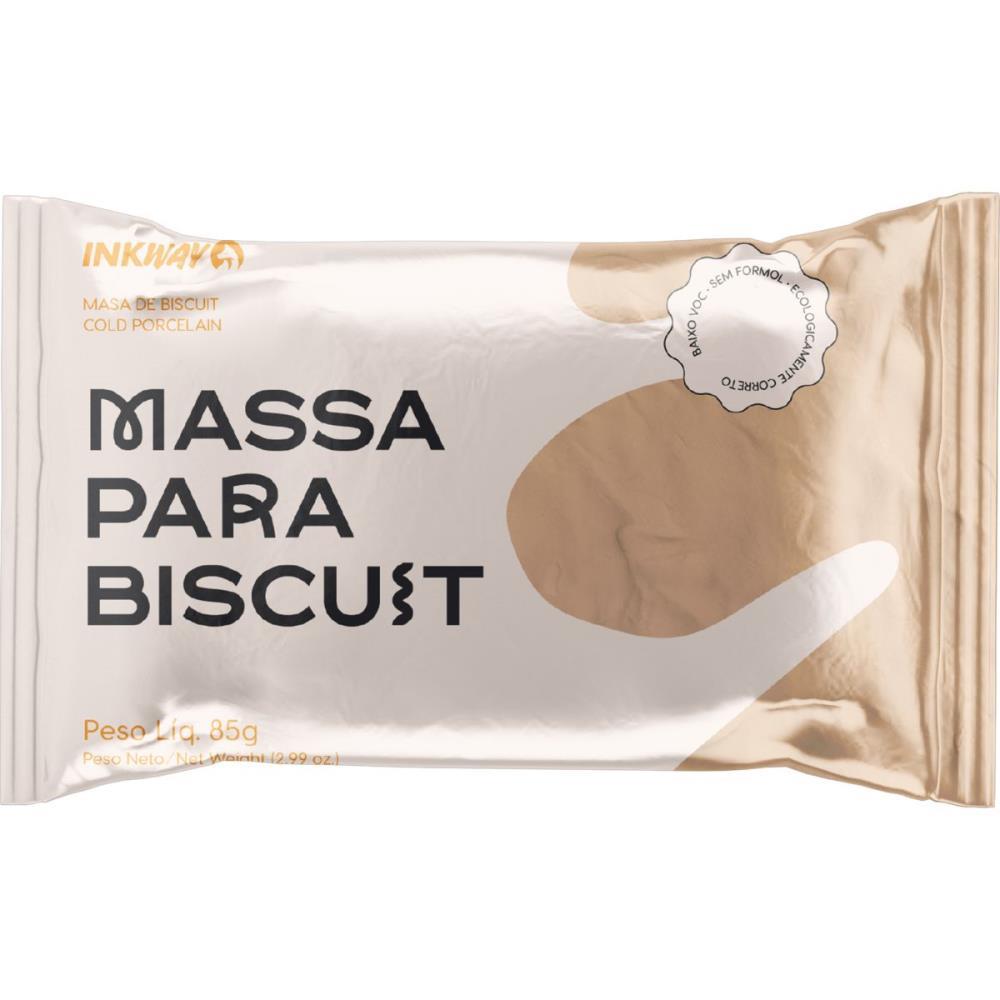 MASSA DE PORCELANA FRIA BISCUIT 85G PELE INK WAY UNIDADE