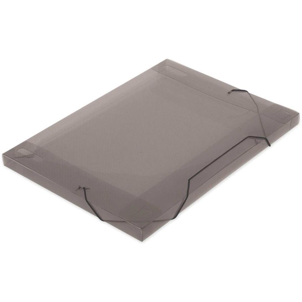PASTA ABA ELASTICA PLASTICA OFICIO 18MM FUME SOFT POLIBRAS UNIDADE