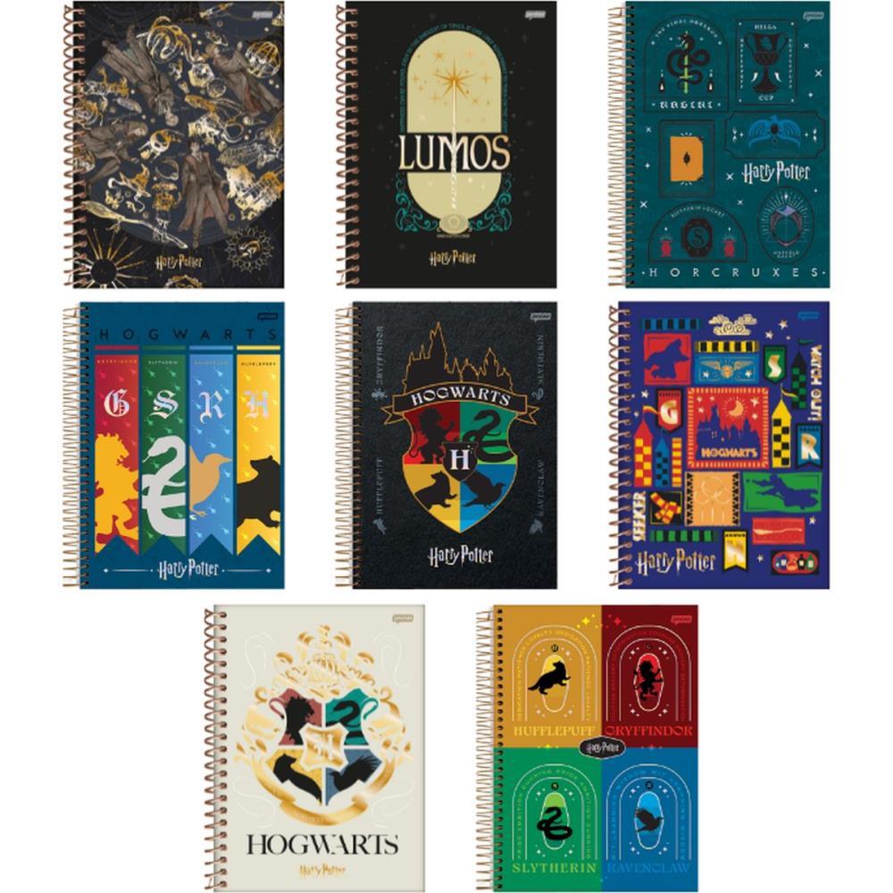 CADERNO 10X1 CAPA DURA HARRY POTTER 200FLS. JANDAIA UNIDADE