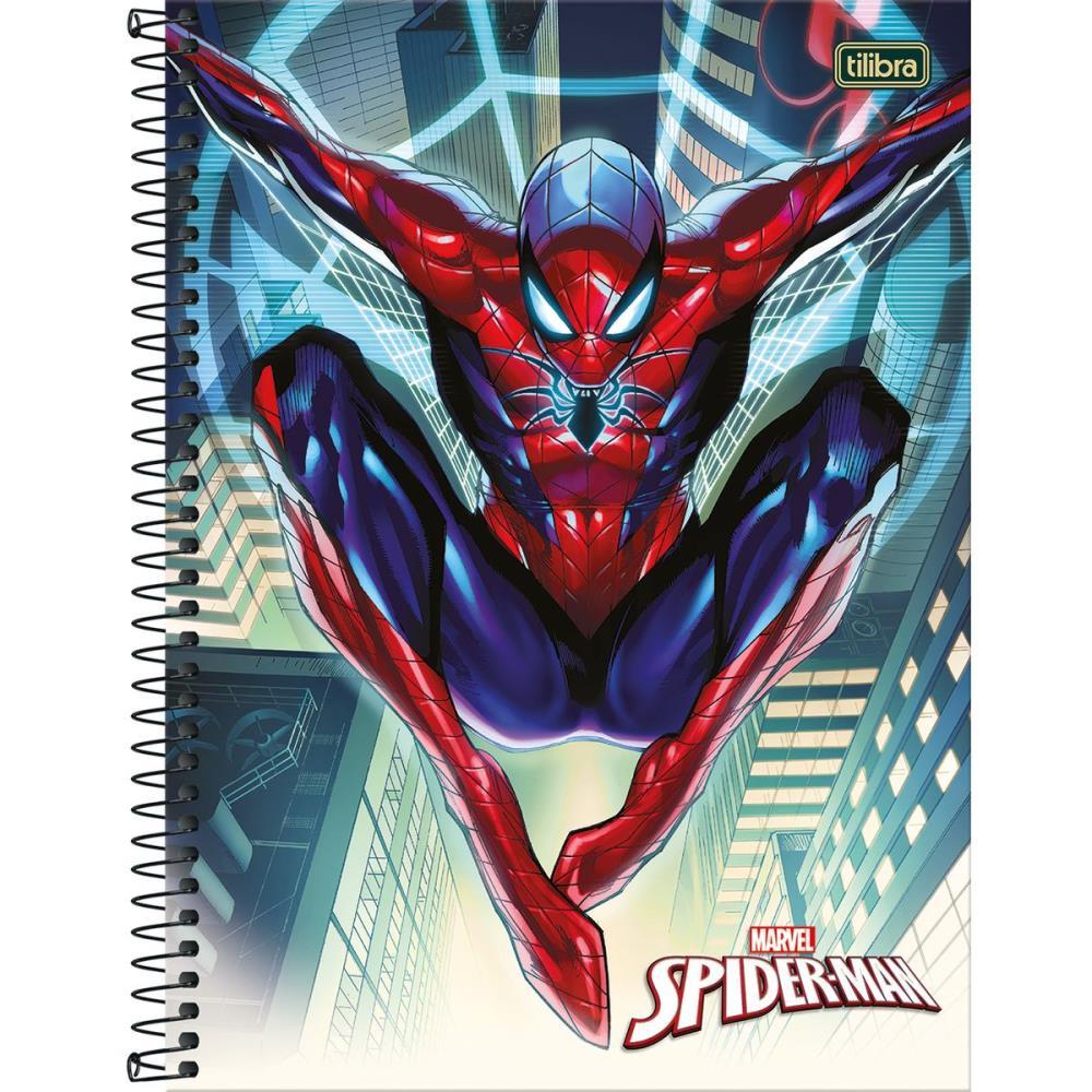 CADERNO 01X1 CAPA DURA SPIDER-MAN 80FLS. TILIBRA UNIDADE