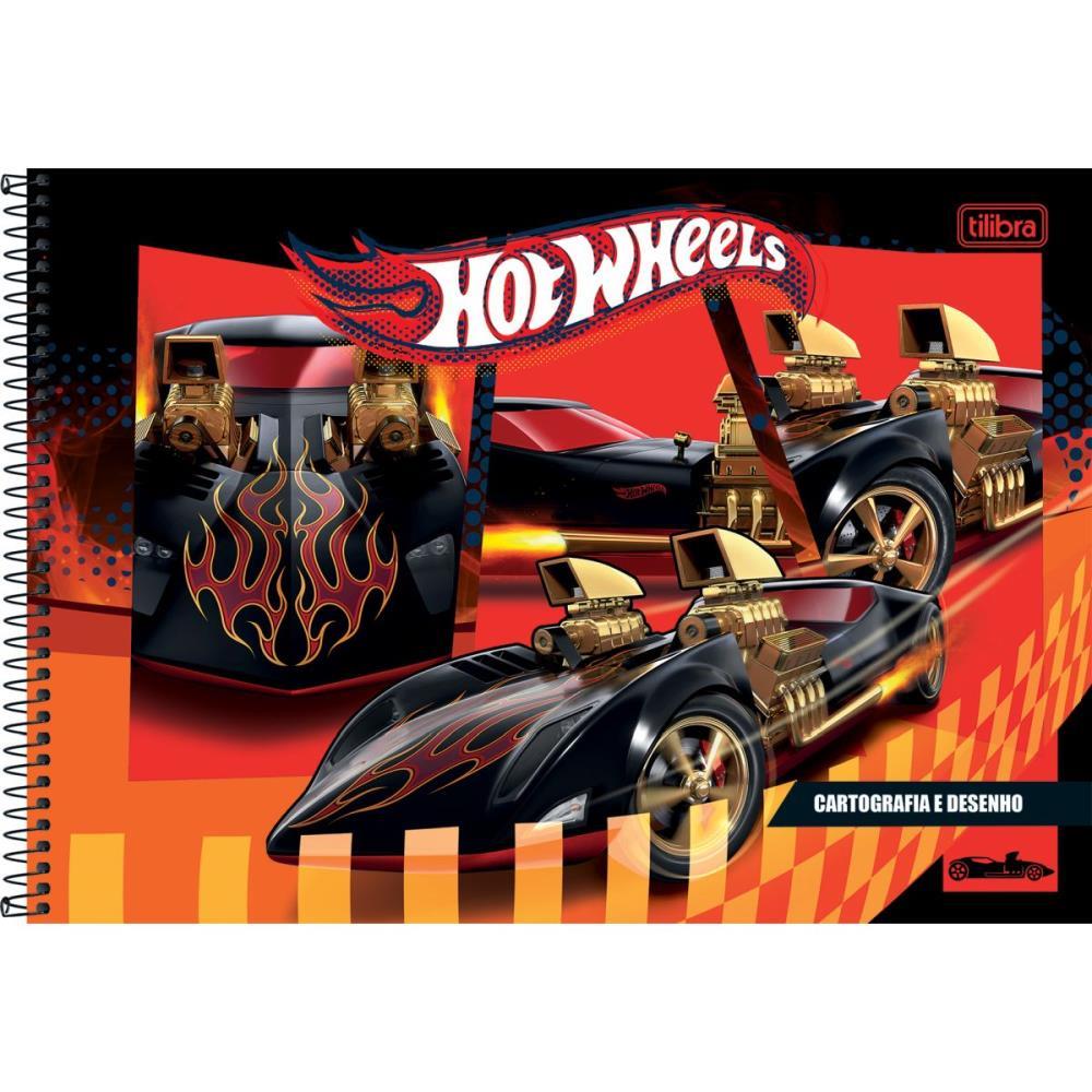 CADERNO DESENHO UNIV CAPA DURA HOT WHEELS 80FLS. TILIBRA UNIDADE
