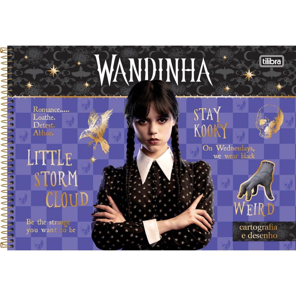 CADERNO DESENHO UNIV CAPA DURA WANDINHA 80FLS. TILIBRA UNIDADE