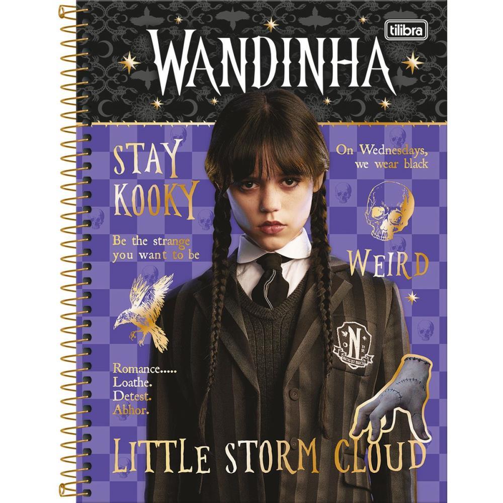 CADERNO 10X1 CAPA DURA WANDINHA 160FLS CONNECT TILIBRA UNIDADE