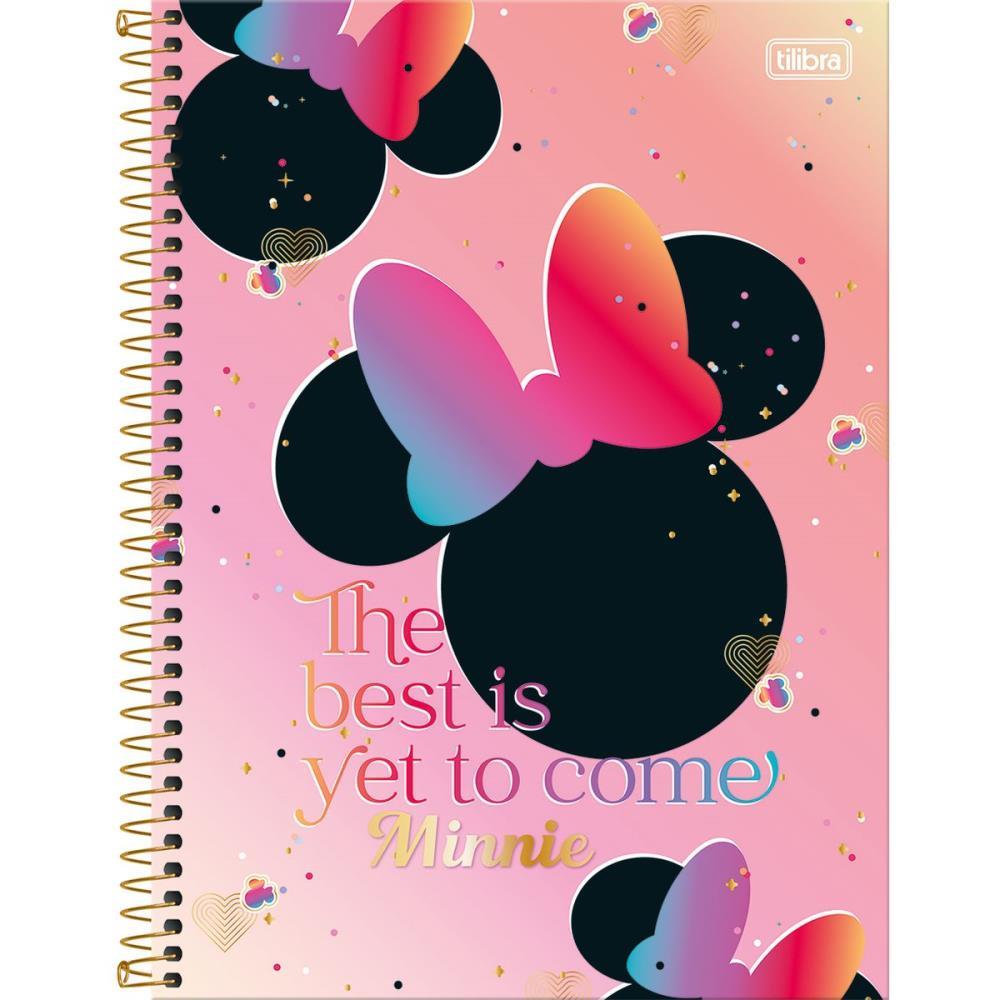 CADERNO 01X1 CAPA DURA MINNIE 80FLS. CONNECT TILIBRA UNIDADE