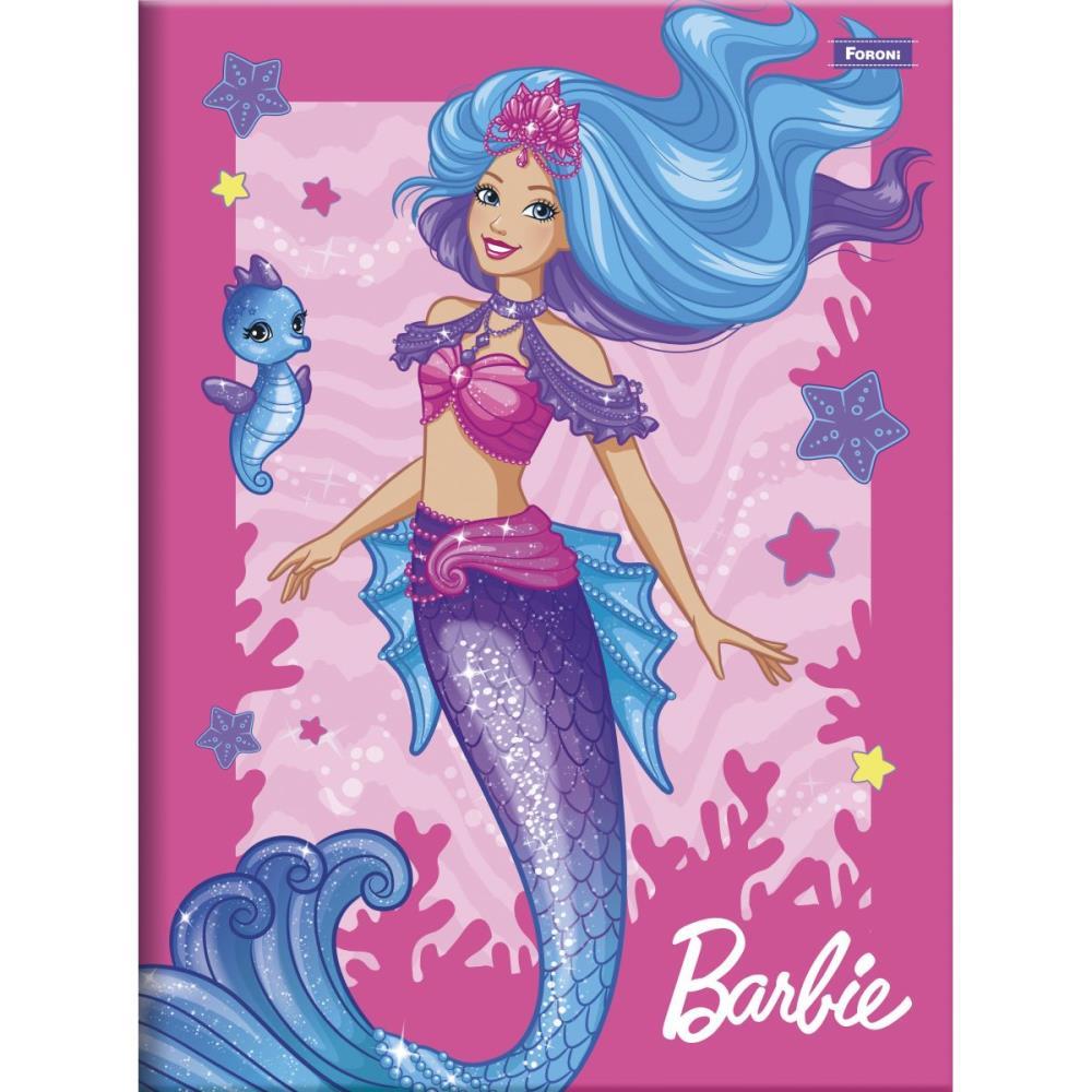 CADERNO BROCHURAO CAPA DURA BARBIE DREAMTOPIA 80F FORONI UNIDADE