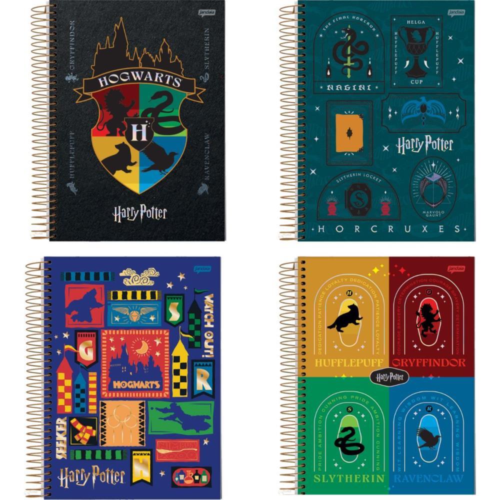 CADERNO 01X1 CAPA DURA HARRY POTTER NEO UNIV. 80FLS. JANDAIA UNIDADE