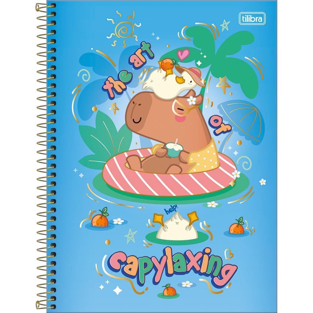 CADERNO 10X1 CAPA DURA CAPYCLUB 160FLS TILIBRA PCT.C/04