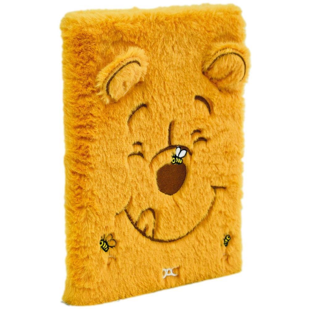 CADERNO A5 POOH C/PELUCIA 80F 21X15CM DAC UNIDADE